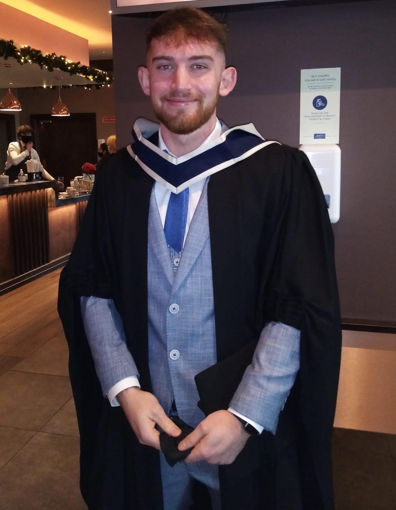 Ethan Greene on his graduation day.